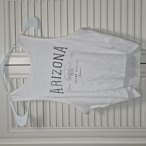 NWOT-Garage-Large, White graphic tank top